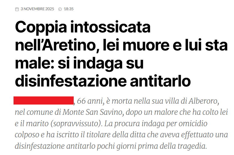 disinfestazione antitarlo chimica